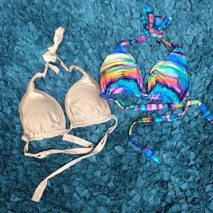 2 Luli Fama Bikini Tops D-Cup